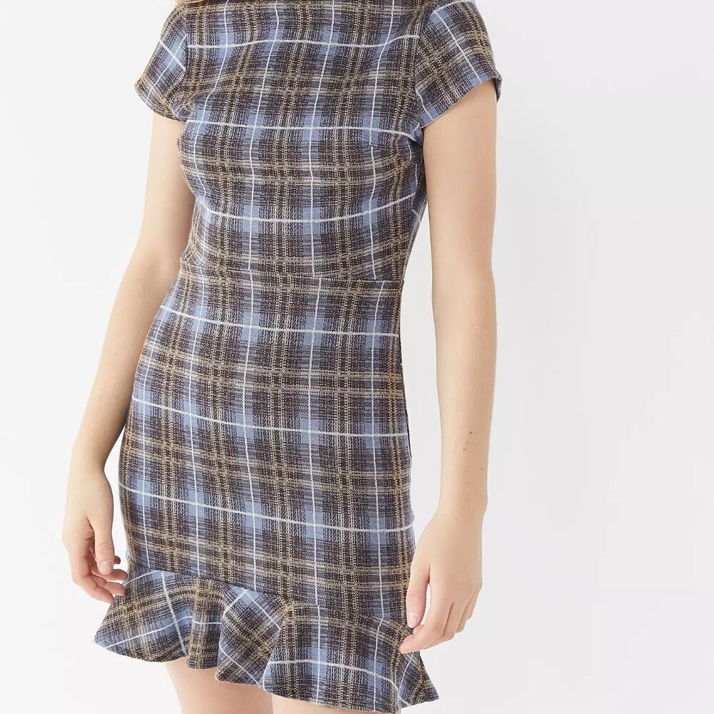 Urban Outfitters Plaid Dress with Open back